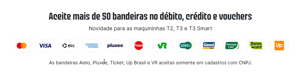 bandeiras aceitas no ton